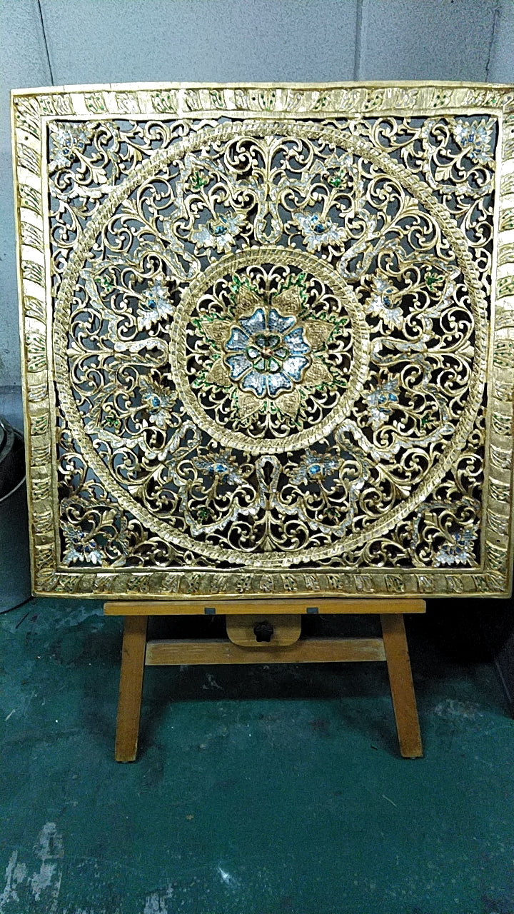 大型 豪華壁掛けタイ装飾品