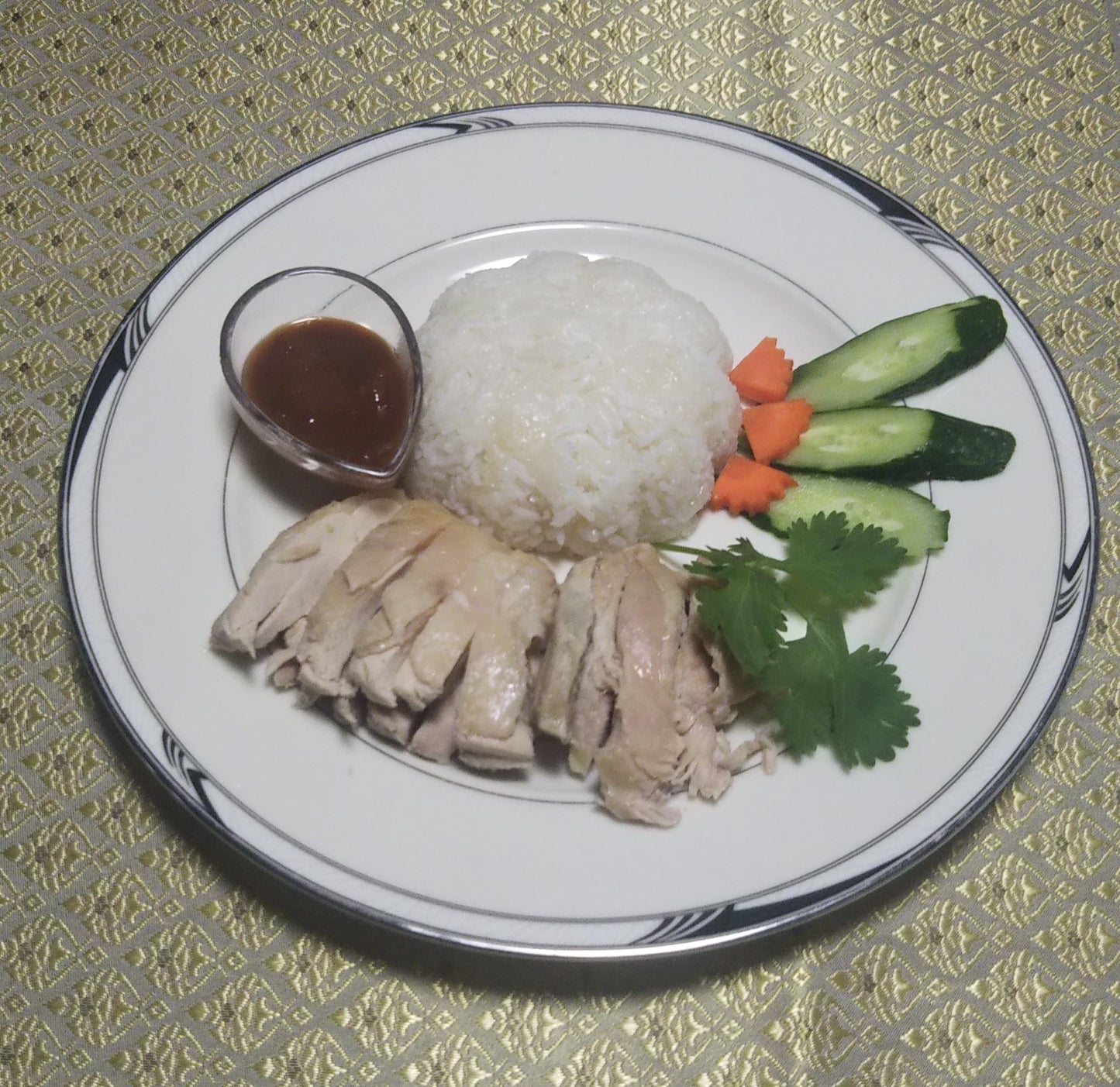 丹波鶏の蒸し鶏ご飯(カオマンガイ)