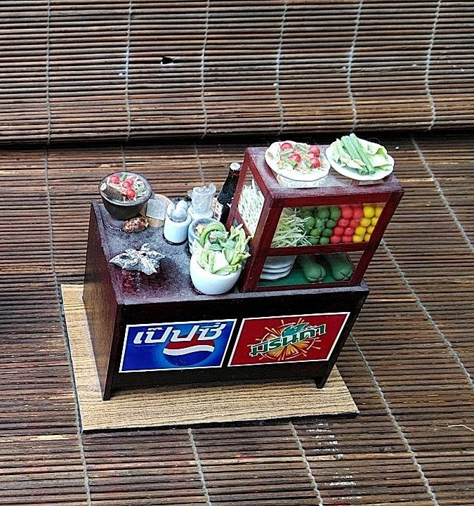 タイ屋台ソムタムミニチュア